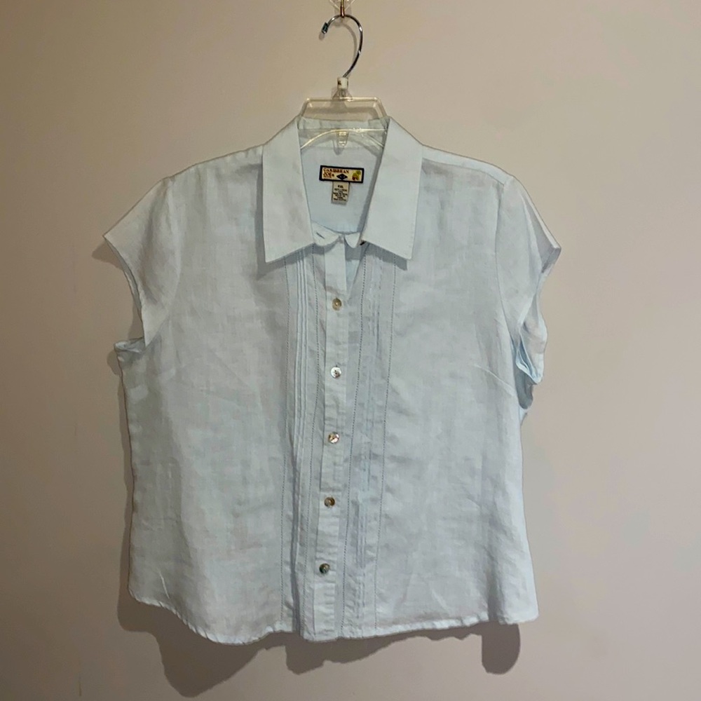 Women’s Blouses (2) Caribbean Joe Sz. XL Petite